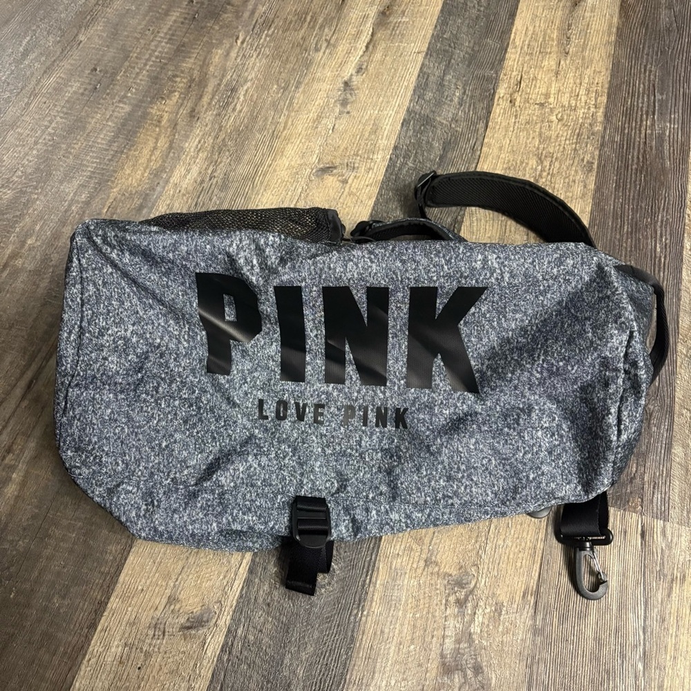 Victorias Secret PINK Duffle Bag Zip Weekender Tote Backpack Carry On